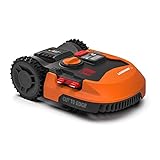 WORX Landroid L WR155E Mähroboter/Akkurasenmäher für große Gärten bis 2000 qm/Selbstfahrender Rasenmäher für einen sauberen Rasenschnitt im H