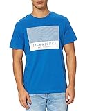 Jack & Jones Herren JJSTROKE Tee SS Crew Neck T-Shirt, Blau (Classic Blue/Fit:REG), XXL