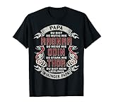 Herren Papa der Nordischen Mythologie - Wikinger Dad - Vikings Papa T-S