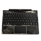 fqparts Laptop-Obergehäuse C-Schale & Touchpad & Tastatur for Lenovo IdeaPad Miix 310-10ICR Schwarz US-englische Ausgab