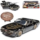 Pontiac Firebird Trans Am Smokey and The Bandit mit Schnalle aus Metall mit Vogel 2. Generation 1970-1981 1/24 Jada M