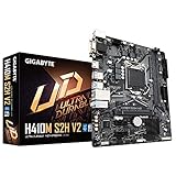 Gigabyte H410M S2H V2 Micro ATX Motherboard für Intel LGA 1200 CPU