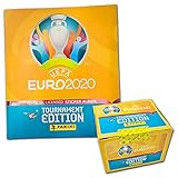 Panini UEFA Euro 2020™ Tournament Edition,100 Stickertüten mit Sammelalbum, offizielle Stickerkollek