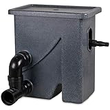 Wagner GREEN Siebbogenfilter Compactsieve II 2 schwarz, Vorfilter mit Spaltsieb für Koiteich und G