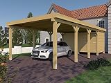 Carport (Flachdach) AVUS XX 400 cm x 800 cm mit G