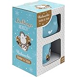 Sheepworld 49910 Mensch, Geschenkset mit Porzellantasse und Damensocken Tassen-Socken-Set,