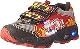 Lico HOT V BLINKY Jungen Sneaker, Rot/ Schwarz/ Gelb, 35 EU