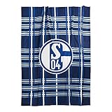 FC Schalke 04 Decke Fleecedecke kariert 22693 Fanartik