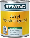 2,5 Liter Renovo Acryl Vorstrichgrund WEISS