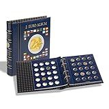 Leuchtturm 341017 Vista Münzalbum für 80 2 Euro Münzen - inkl 4 Vista Münzblätter für 80 Sammlermünzen - Schutzk