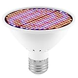 LED-Pflanzen Licht, 300 LED 800LM E27 Rot Und Blau Spektrum Pflanzen Wachstums Lampe Wasserdicht LED-Wachstums Licht Indoor-Pflanzen Lampe/Gewächshaus/Hydro Po Nisches Pflanzen W