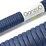 Ganzoo Paracord 550 Seil für Armband, Leine, Halsband, Nylon-Seil 30 Meter, Navy-b