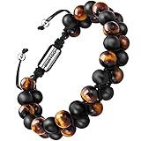 armband männer armband herren perlenarmband stein armband perfektes geschenk(tigerauge,onyx,8mm)