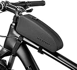 ROCKBROS Fahrrad Rahmentasche wasserdichte Fahrradtasche MTB Lenkertasche Oberrohrtasche Schwarz 1L /1.6 L