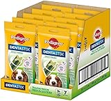 Pedigree DentaStix Daily Fresh Zahnpflegesnack für mittelgroße Hunde – Hundeleckerli mit Aktivwirkstoffen für jeden Tag – Für gesunde Zähne und einen frischen Atem – 70 Sticks (10 x 7 Stück)