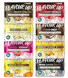 Geschmackspulver MIX PACK 8x30g Proben - 8 unglaublich leckere Flavours | nur 9-12 kcal pro Portion | Leckeres Aroma & angenehme Süße | Vielseitig einsetzbar für Lebensmittel & Getränke | FLAVOUR U