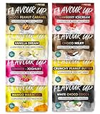 Geschmackspulver Mix Pack 8x30g Proben - 8 unglaublich leckere Flavours | nur 9-12 kcal pro Portion | Leckeres Aroma & angenehme Süße | Vielseitig einsetzbar für Lebensmittel & Getränke | FLAVOUR U