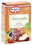 Dr. Oetker Gelierzucker Extra 2:1, 7er Pack (7 x 500 g), fertiger Gelierzucker, zum Selbermachen von Konfitüren, Marmeladen & Gelees, für extra Fruchtigkeit & weniger Süße, veg