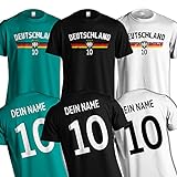VIVA WERBUNG Deutschland T-Shirt Fussball WM EM Name & Zahl Trikot Geschenk Idee T