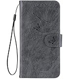 Hpory Kompatibel mit Galaxy S7 Edge Hülle, Handyhülle Samsung Galaxy S7 Edge Retro Muster PU Leder mit Handschlaufe Geldbörse Case Flip Cover Etui Schutzhülle Handytasche Klapphülle - Schöne G