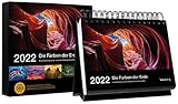 Tischkalender Die Farben der Erde 2022: 365-Tage Spiralaufsteller in Geschenkbox: 366-Tage Spiralaufsteller in Geschenkbox