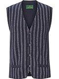 Charles Colby Herren Strickweste Bors (Indoor-Weste, Business-Weste) dunkelblau L - 52 / 54