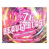 W7 | Beauty Blast Reloaded Cosmetic Advent Calendar | 24 Doors of Mini and Full Sized Cosmetic Treats | Christmas Makeup Gift For Friends And Family | Lipstick, Glitter, Skincare, Accessories and M