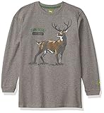 JOHN DEERE Jungen J2T376HY8A T-Shirt, Grau meliert,