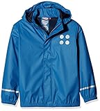 Lego Wear Jungen Regenjacke Lego Jonathan 101-19456, Einfarbig, Gr. 128, Blau (Blue 556)