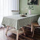 NHhuai Abwaschbar Kunststoff für Gartentisch Feiertage Party Hochzeit Outdoor Camping Wasserdichter Jacquard gew