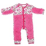 FLAMEER Lustiger Baby Kleidung Wischmop wischen Boden Strampler Overall Jumpsuit zum Krabbeln - Rosa, 90