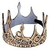 SIRENK Königliche Blase King Crown Stirnband Junge Cosplay Crown Prop Patent Party Geschenk