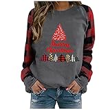 Weihnachten cowboystiefel Damen Sommer Oberteil blau Bluse weihnachtsmotiv Damen träger Tshirt Damen Pullover für Damen Tunika Weiss Damen Hemd Frauen blusentops Damen zeramelly