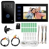 Omabeta Video Intercom Türklingel, 7 Zoll Türklingel Intercom Touch für Tür(Europäischer Standard (100-240V))