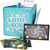 Rätselbox - Geschenkbox: 3 Rätsel lösen zum Öffnen - Ähnlichkeit mit Exit Game - Geschenkverpackung für Geldgeschenk oder kleine Geschenk