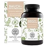 Vitalpilz Hericium Erinaceus (180 Kapseln) - 1500mg je Tagesdosis - NATURE LOVE® BAUCHENTSCHEIDUNG - vegan, laborgeprüft, hochdosiert und in Deutschland produziert - ohne unnötige Z