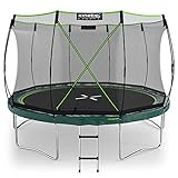 Kinetic Sports Gartentrampolin TBSE1200, 366 cm, grü