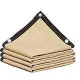 curtain UV-Schutz 90% Sonnensegel Atmungsaktiv Sun Segel inkl Befestigungsseile Sonnenschutz Sonnendach Atmungsaktiv Windschutz für Garten/Balkon Terrasse/Camping