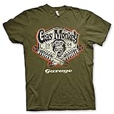 Gas Monkey Garage Officially Licensed - Spring Coils T-Shirt GMG Trikot T Shirt offiziell lizenziert (Grün, X-Large)
