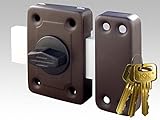 Hochwertiges Universal-Zylinderschloss von Gama, Kastenriegelschloss mit 3 Schlü