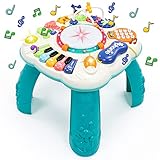 Spielzeug Ab 1 Jahr - Spieltisch Baby Spielzeug 6 in 1 Kinderspielzeug ab 1 2 3 4 5 6 Jahre Geschenke Kinder Spielzeug Mädchen Jungen Activity Center Baby Musikspielzeug mit Lichtern Lernspielzeug