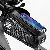 BIKENICE – Premium Fahrrad Rahmentasche wasserdicht – Fahrradtasche Rahmen rutschfest – Fahrrad Zubehör für Handy, Smartphone zur Navig