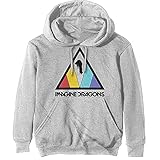 Imagine Dragons Kapuzenpullover Triangle Band Logo offiziell Off Weiß