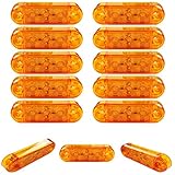 10x 3 SMD LED Begrenzungsleuchten Gelb 12V 24V Positionsleuchten LKW Anhäng