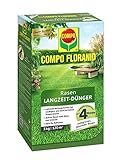 COMPO Rasen Langzeit-Dünger, 4 Monate Langzeitwirkung, Feingranulat, 3 kg, 120 m²