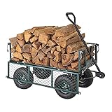 Transportwagen Beach Garden Trolley Cart Heavy Duty Utility Garden Yard Cart Geeignet geeignet zum Aufstellen von schweren Gegenständen und H