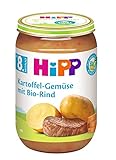 HiPP Kartoffel-Gemüse mit Bio-Rind, 6er Pack (6 x 220 g)