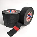 ysister 4 Stück Industrie Gewebeband Panzerklebeband, Gewebeband Klebeband Wasserfest Duct Tape für Kabelbäume Elektrisches Klebeband 19mm x 15