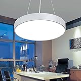 LED moderne minimalistische Deckenleuchten, Pendelleuchten, Büroleuchten, kreative runde Leuchten, Ideal für Badezimmer Schlafzimmer Küche Wohnzimmer Flur Balkon (monochrom),Weiß,hollow 800