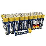 VARTA Industrial Batterie AA Mignon Alkaline Batterien LR6-40er Pack, Made in Germany, umweltschonende Verpackung